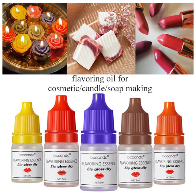 5ml Natural Flavor Essence Fruit Flower for Handmade Cosmetic Lip